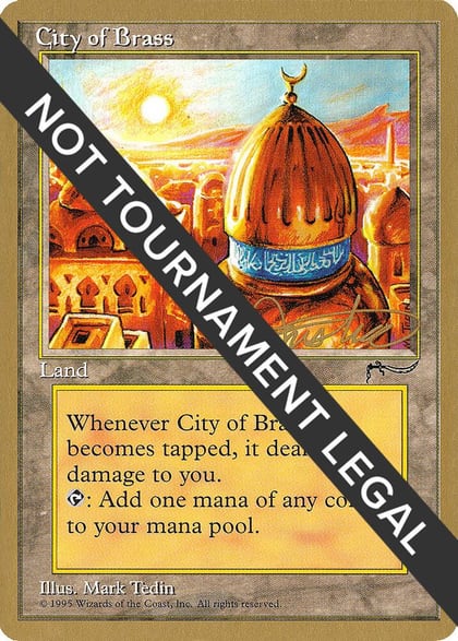 City of Brass - 1996 Mark Justice (ARN), World Championship Decks #159132