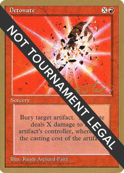 Detonate - 1996 Mark Justice (4ED), World Championship Decks #159134