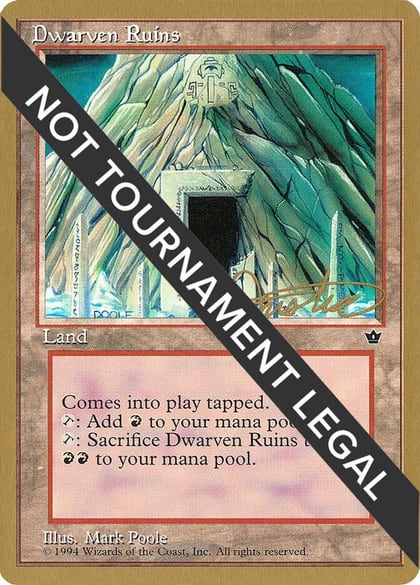 Dwarven Ruins - 1996 Mark Justice (FEM), World Championship Decks #159137