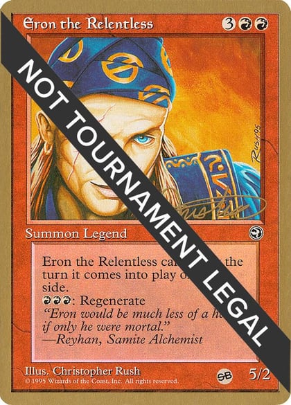 Eron the Relentless - 1996 Mark Justice (HML) (SB), World Championship Decks #159146