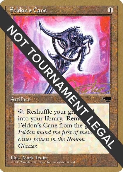 Feldon's Cane - 1996 Mark Justice (CHR), World Championship Decks #159149