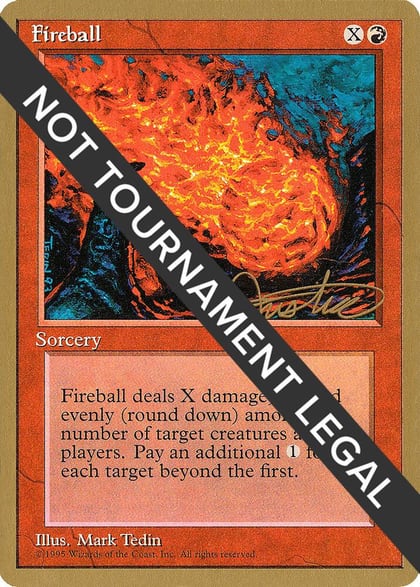 Fireball - 1996 Mark Justice (4ED), World Championship Decks #159151
