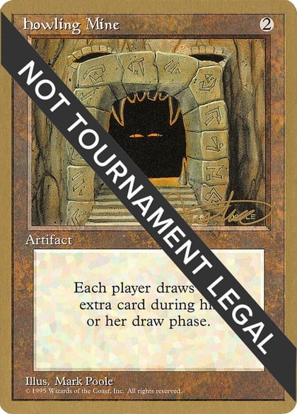 Howling Mine - 1996 Mark Justice (4ED), World Championship Decks #159158
