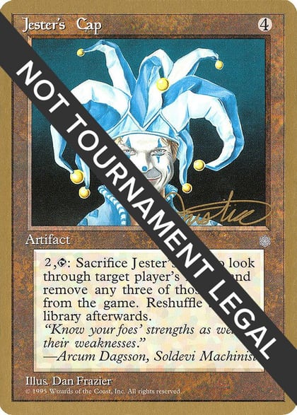 Jester's Cap - 1996 Mark Justice (ICE), World Championship Decks #159162