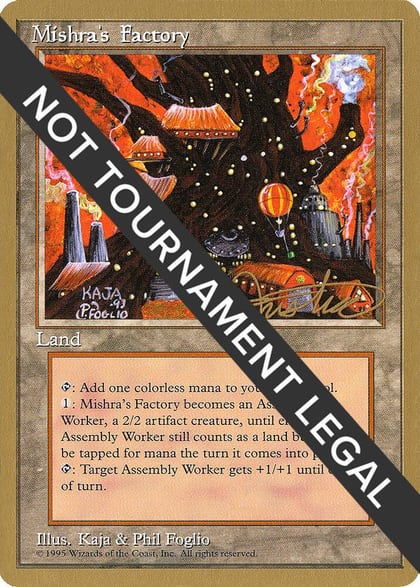 Mishra's Factory - 1996 Mark Justice (4ED), World Championship Decks #159167