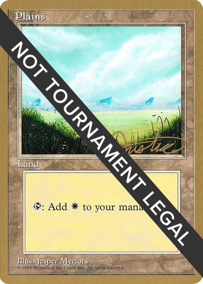 Plains (A) - 1996 Mark Justice (4ED), World Championship Decks #159171