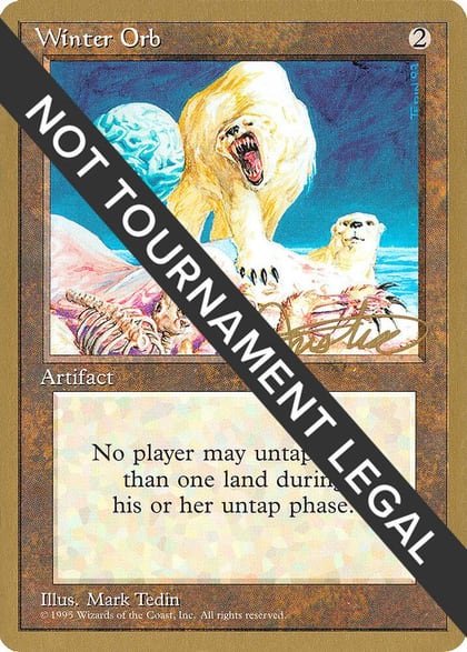 Winter Orb - 1996 Mark Justice (4ED), World Championship Decks #159180
