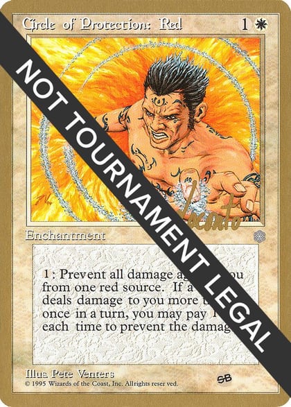Circle of Protection: Red - 1996 Michael Loconto (ICE) (SB), World Championship Decks #159194