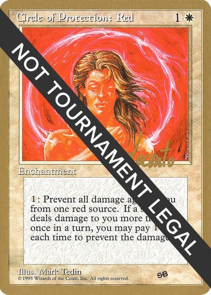 Circle of Protection: Red - 1996 Michael Loconto (4ED) (SB), World Championship Decks #159195