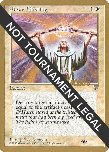 Divine Offering - 1996 Michael Loconto (LEG) (SB), World Championship Decks #159203