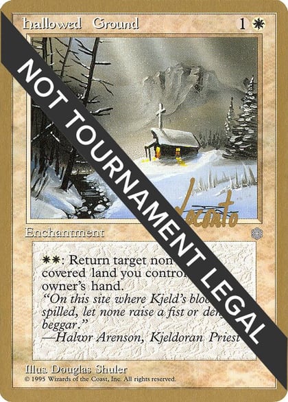 Hallowed Ground - 1996 Michael Loconto (ICE), World Championship Decks #159206