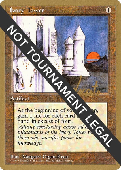 Ivory Tower - 1996 Michael Loconto (4ED), World Championship Decks #159216