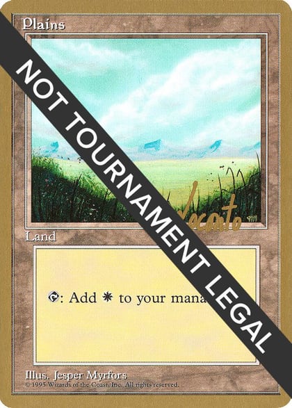Plains (A) - 1996 Michael Loconto (4ED), World Championship Decks #159232