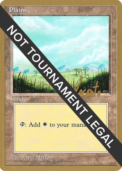 Plains (B) - 1996 Michael Loconto (4ED), World Championship Decks #159233