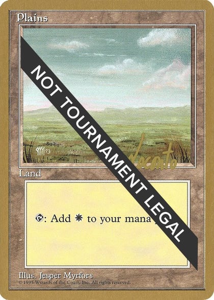 Plains (C) - 1996 Michael Loconto (4ED), World Championship Decks #159234