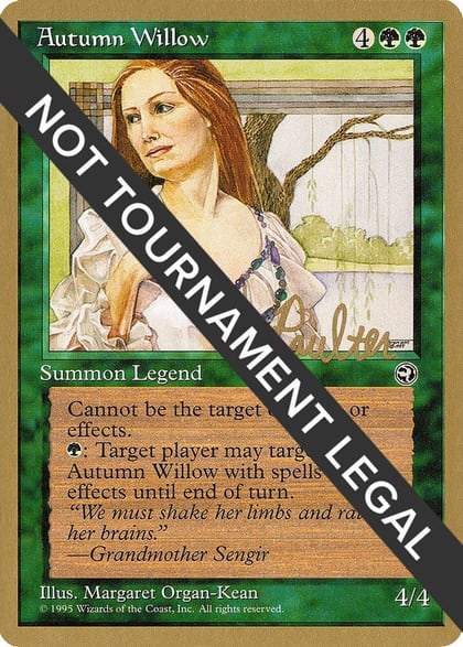 Autumn Willow - 1996 Preston Poulter (HML), World Championship Decks #159250
