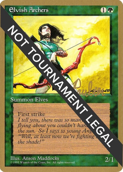 Elvish Archers - 1996 Preston Poulter (4ED), World Championship Decks #159256