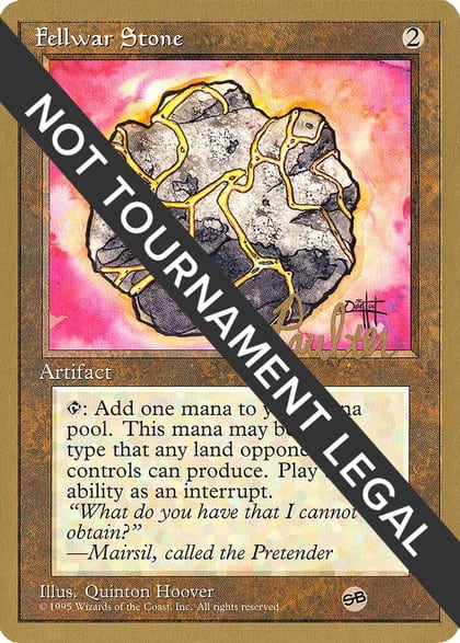 Fellwar Stone - 1996 Preston Poulter (4ED) (SB), World Championship Decks #159259
