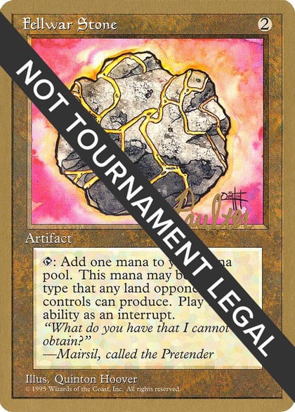 Fellwar Stone - 1996 Preston Poulter (4ED), World Championship Decks #159260