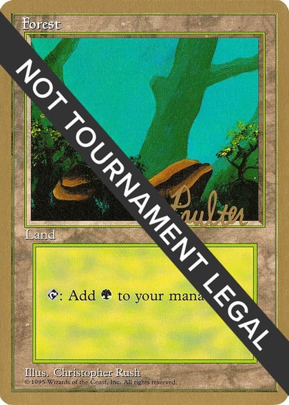 Forest (A) - 1996 Preston Poulter (4ED), World Championship Decks #159262