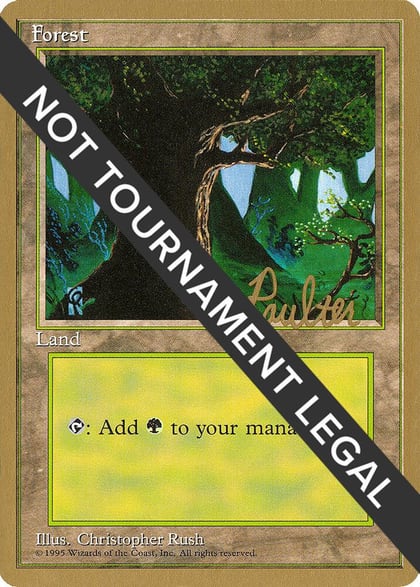 Forest (C) - 1996 Preston Poulter (4ED), World Championship Decks #159263