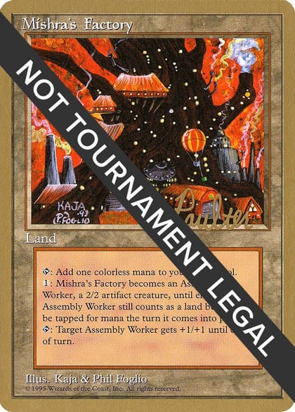 Mishra's Factory - 1996 Preston Poulter (4ED), World Championship Decks #159271