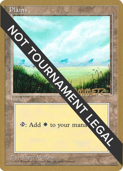 Plains (A) - 1996 Preston Poulter (4ED), World Championship Decks #159273