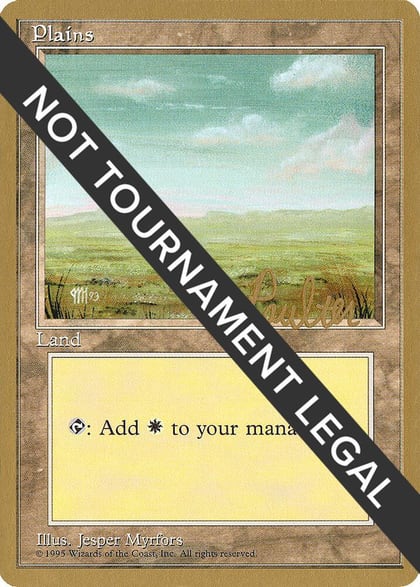 Plains (C) - 1996 Preston Poulter (4ED), World Championship Decks #159274