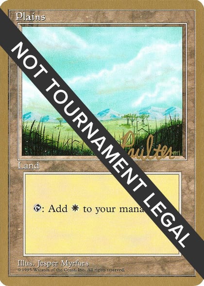 Plains (B) - 1996 Preston Poulter (4ED), World Championship Decks #159275