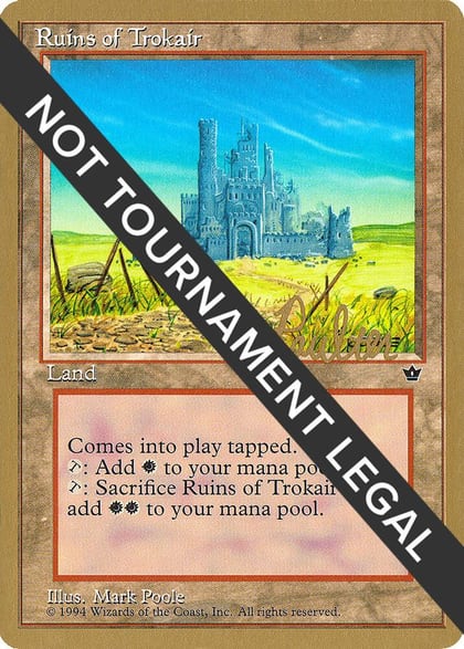 Ruins of Trokair - 1996 Preston Poulter (FEM), World Championship Decks #159279