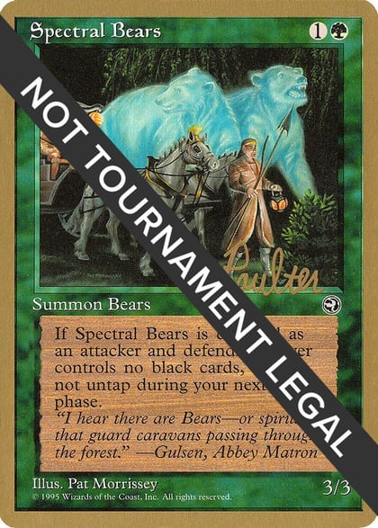Spectral Bears - 1996 Preston Poulter (HML), World Championship Decks #159280