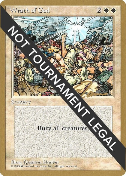 Wrath of God - 1996 Preston Poulter (4ED), World Championship Decks #159284