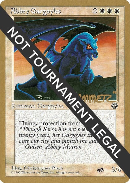 Abbey Gargoyles - 1996 Shawn "Hammer" Regnier (HML) (SB), World Championship Decks #160792