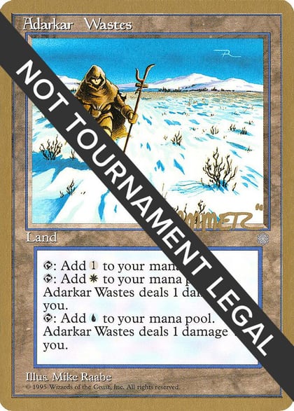 Adarkar Wastes - 1996 Shawn "Hammer" Regnier (ICE), World Championship Decks #160793