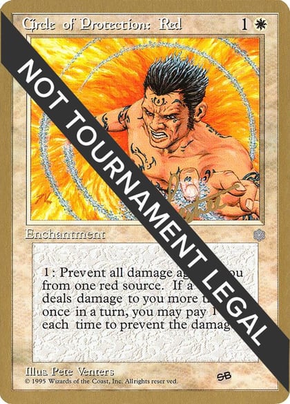 Circle of Protection: Red - 1996 Shawn "Hammer" Regnier (ICE) (SB), World Championship Decks #160797