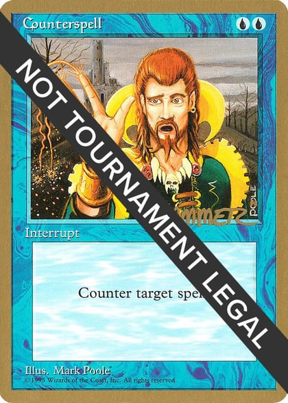 Counterspell - 1996 Shawn "Hammer" Regnier (4ED), World Championship Decks #160799