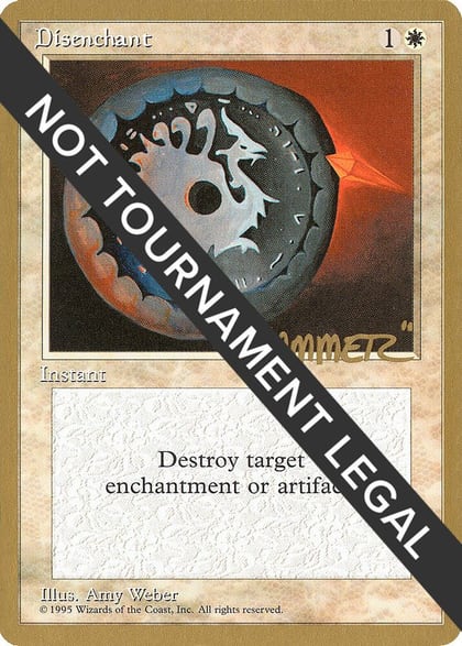 Disenchant - 1996 Shawn "Hammer" Regnier (4ED), World Championship Decks #160800