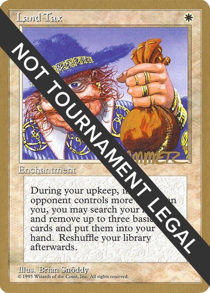 Land Tax - 1996 Shawn "Hammer" Regnier (4ED), World Championship Decks #160809