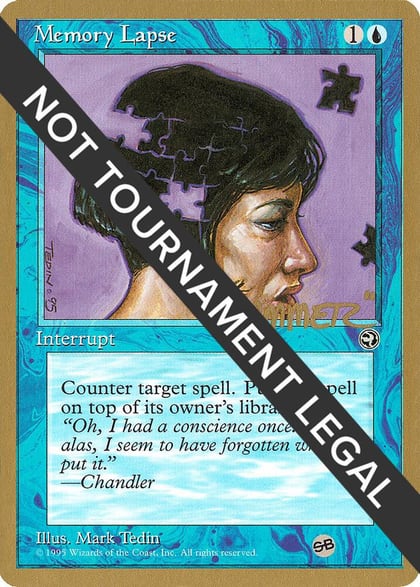 Memory Lapse (Version 2) - 1996 Shawn "Hammer" Regnier (HML) (SB), World Championship Decks #160810