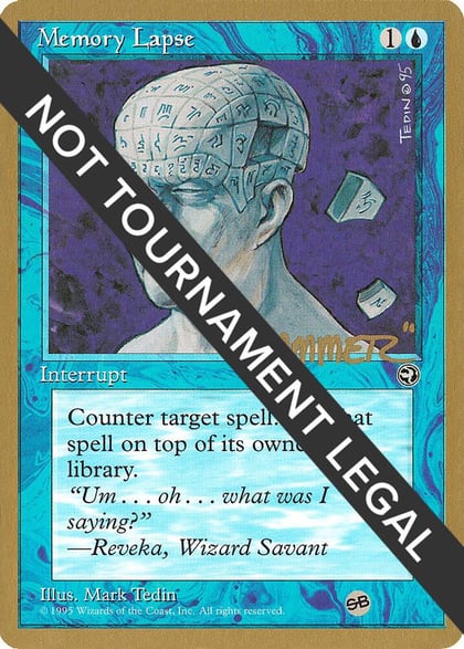 Memory Lapse - 1996 Shawn "Hammer" Regnier (HML) (SB), World Championship Decks #160811