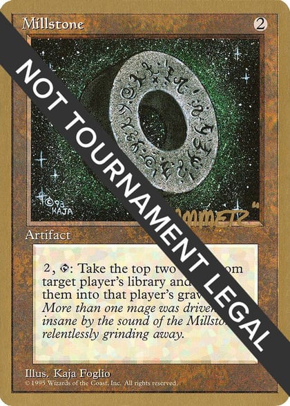 Millstone - 1996 Shawn "Hammer" Regnier (4ED), World Championship Decks #160812