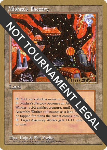Mishra's Factory - 1996 Shawn "Hammer" Regnier (4ED), World Championship Decks #160813