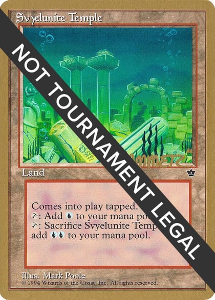 Svyelunite Temple - 1996 Shawn "Hammer" Regnier (FEM), World Championship Decks #160825