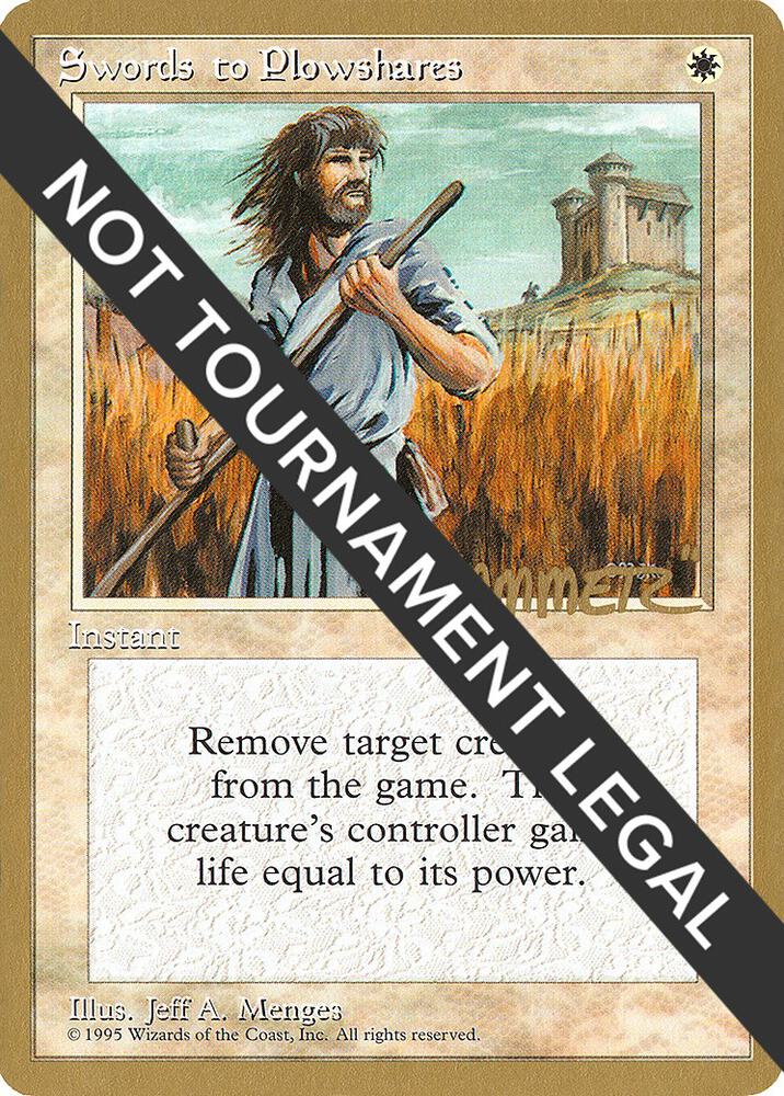 Swords to Plowshares - 1996 Shawn "Hammer" Regnier (4ED), World Championship Decks #160838