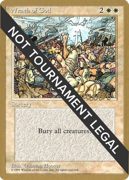 Wrath of God - 1996 Shawn "Hammer" Regnier (4ED), World Championship Decks #160843