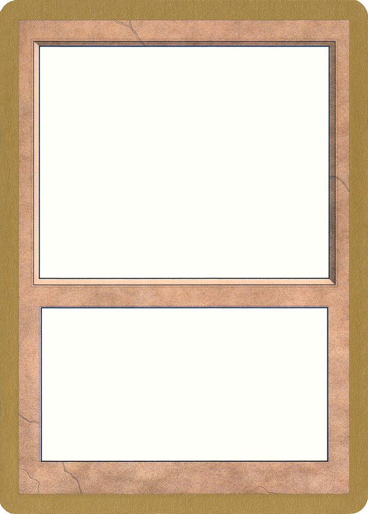 1997 World Championship Blank Card, World Championship Decks P161068
