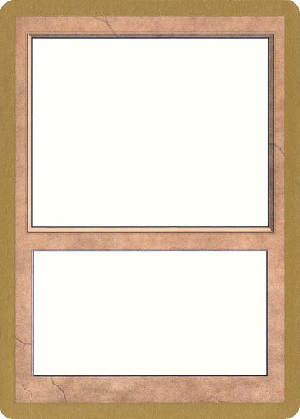 1997 World Championship Blank Card, World Championship Decks P161068