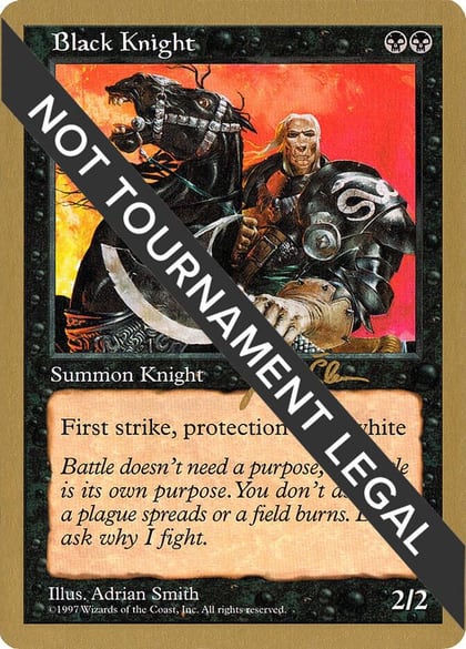 Black Knight - 1997 Jakub Slemr (5ED), World Championship Decks #161070