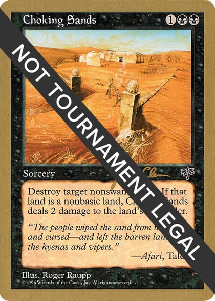 Choking Sands - 1997 Jakub Slemr (MIR), World Championship Decks #161071