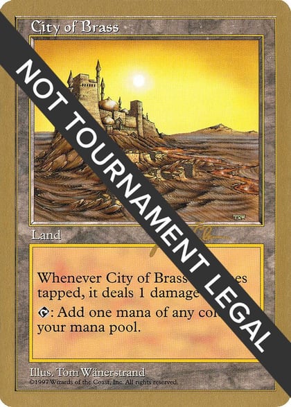 City of Brass - 1997 Jakub Slemr (5ED), World Championship Decks #161072